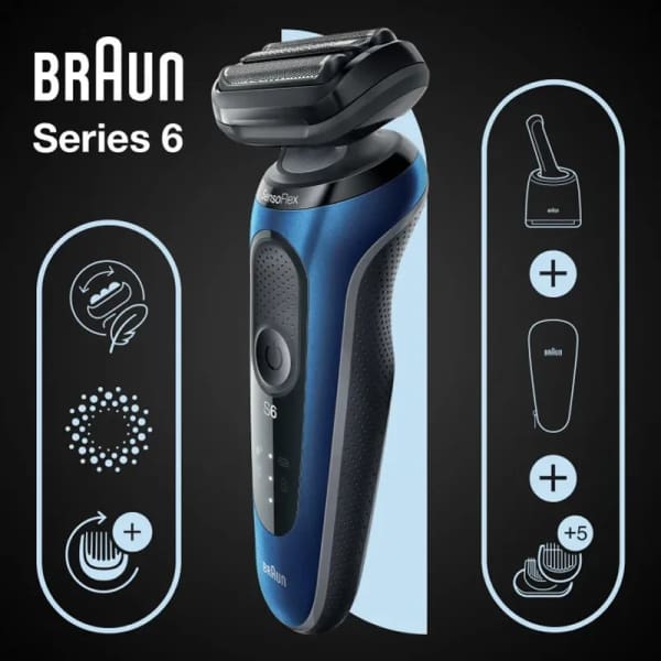 Rasoir Braun Séries 6 WET & DRY (61 B7500CC) Rasoir Braun Séries 6 WET & DRY (61 B7500CC)